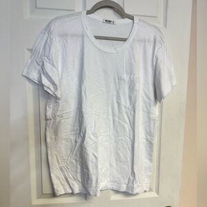 Buck Mason White Tee Men's Casual Short Sleeve Shirt Size Medium NEW